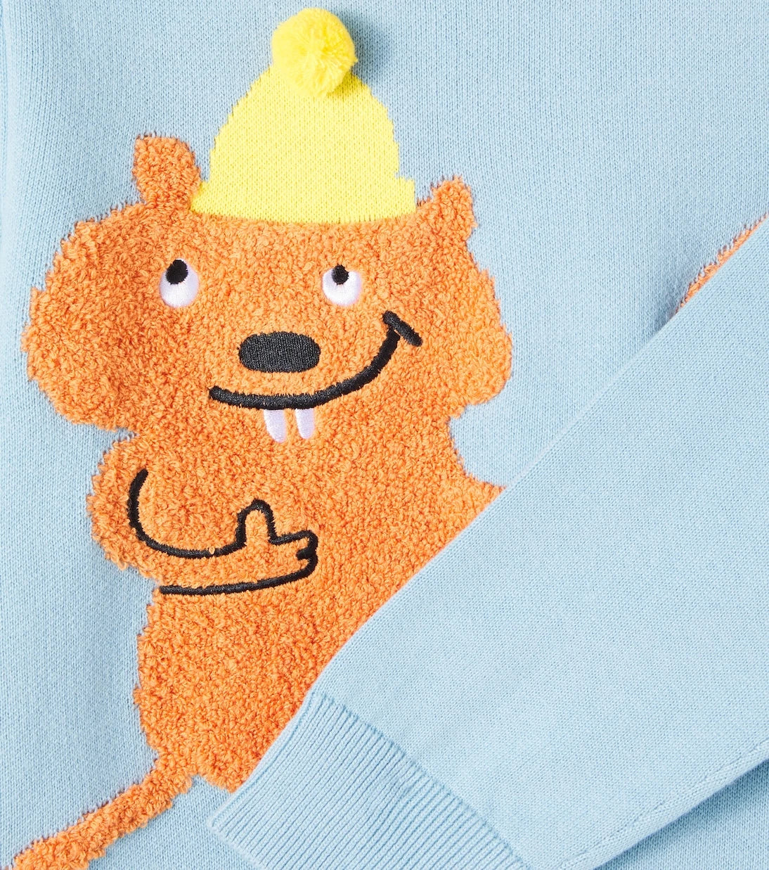 Stella McCartney Kids - Embroidered cotton jersey sweater