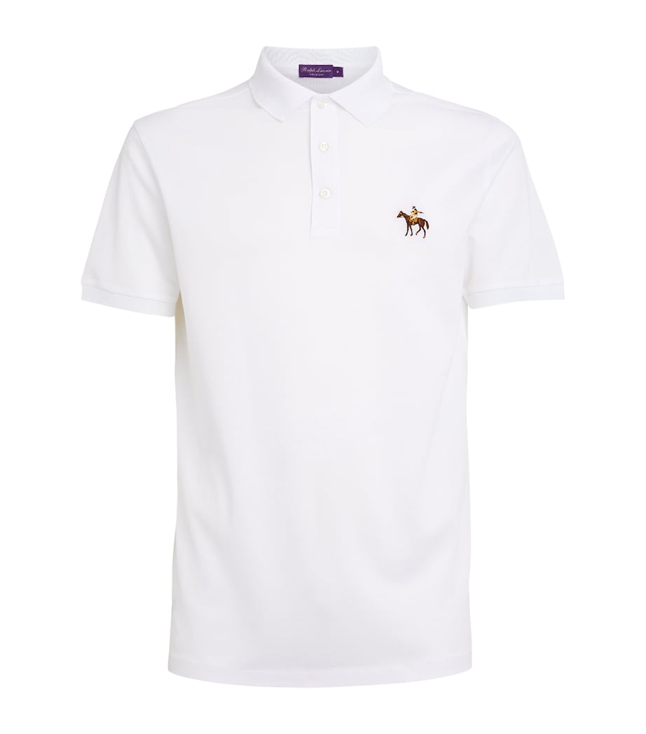 Ralph Lauren Purple Label Cotton Logo Polo Shirt