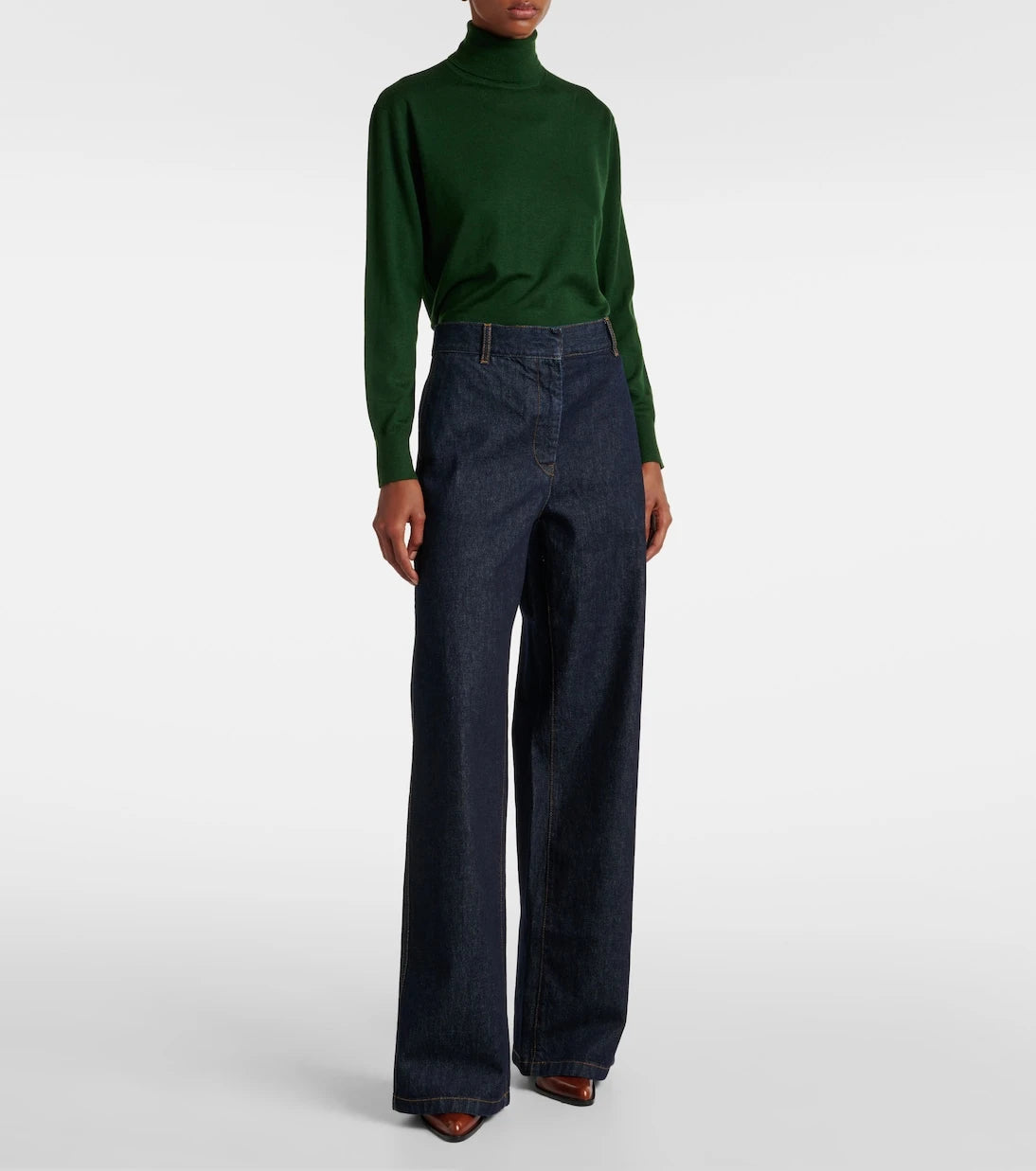 Dries Van Noten - High-rise flared jeans