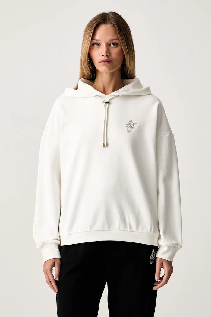 Liu Jo kapüşonlu kadın pamuklu sweatshirt