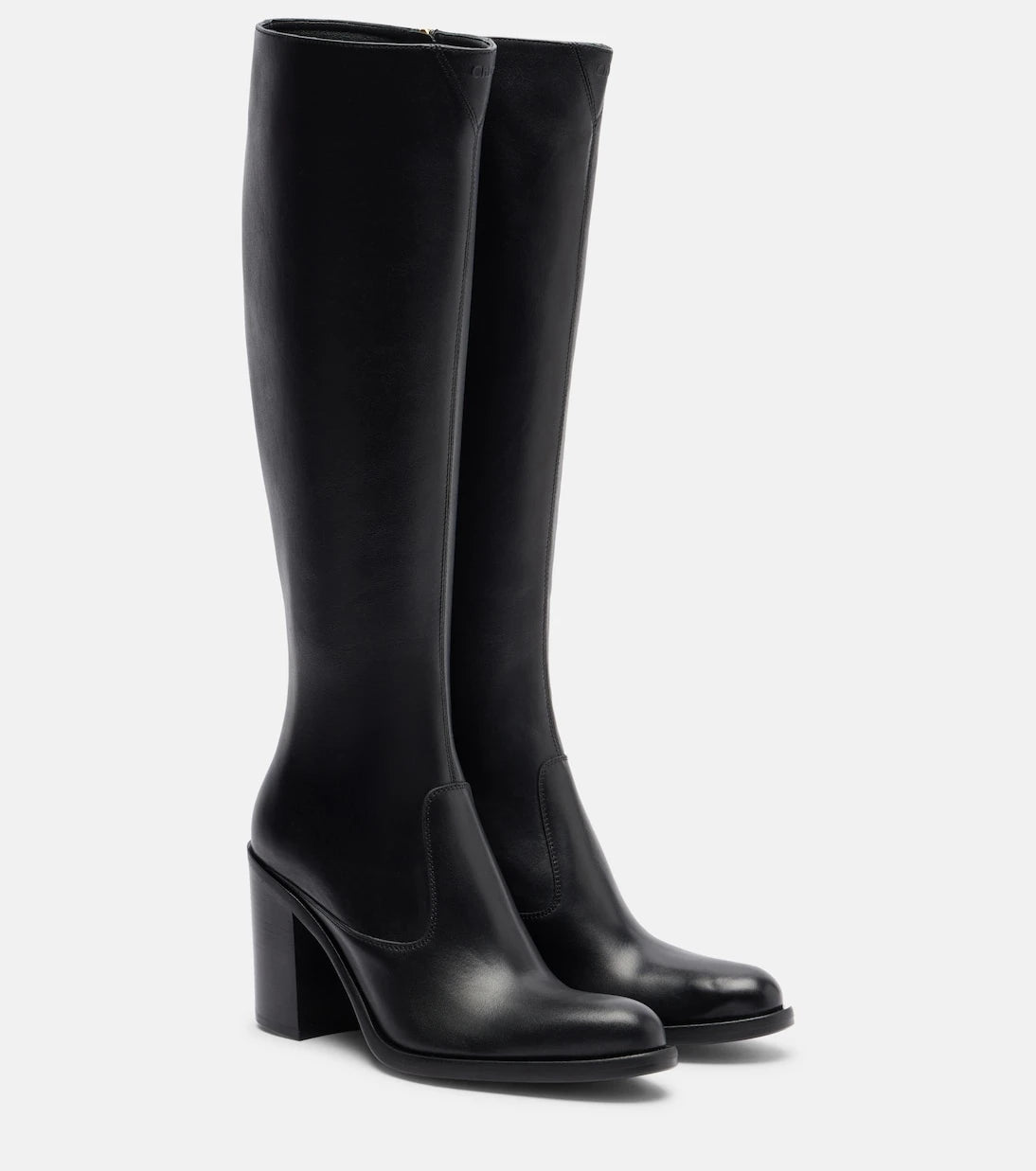 Chloé - Phoenix 90 leather knee-high boots