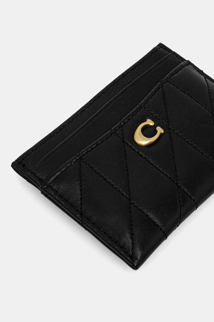 Кожен калъф за карти Coach Essential Card Case