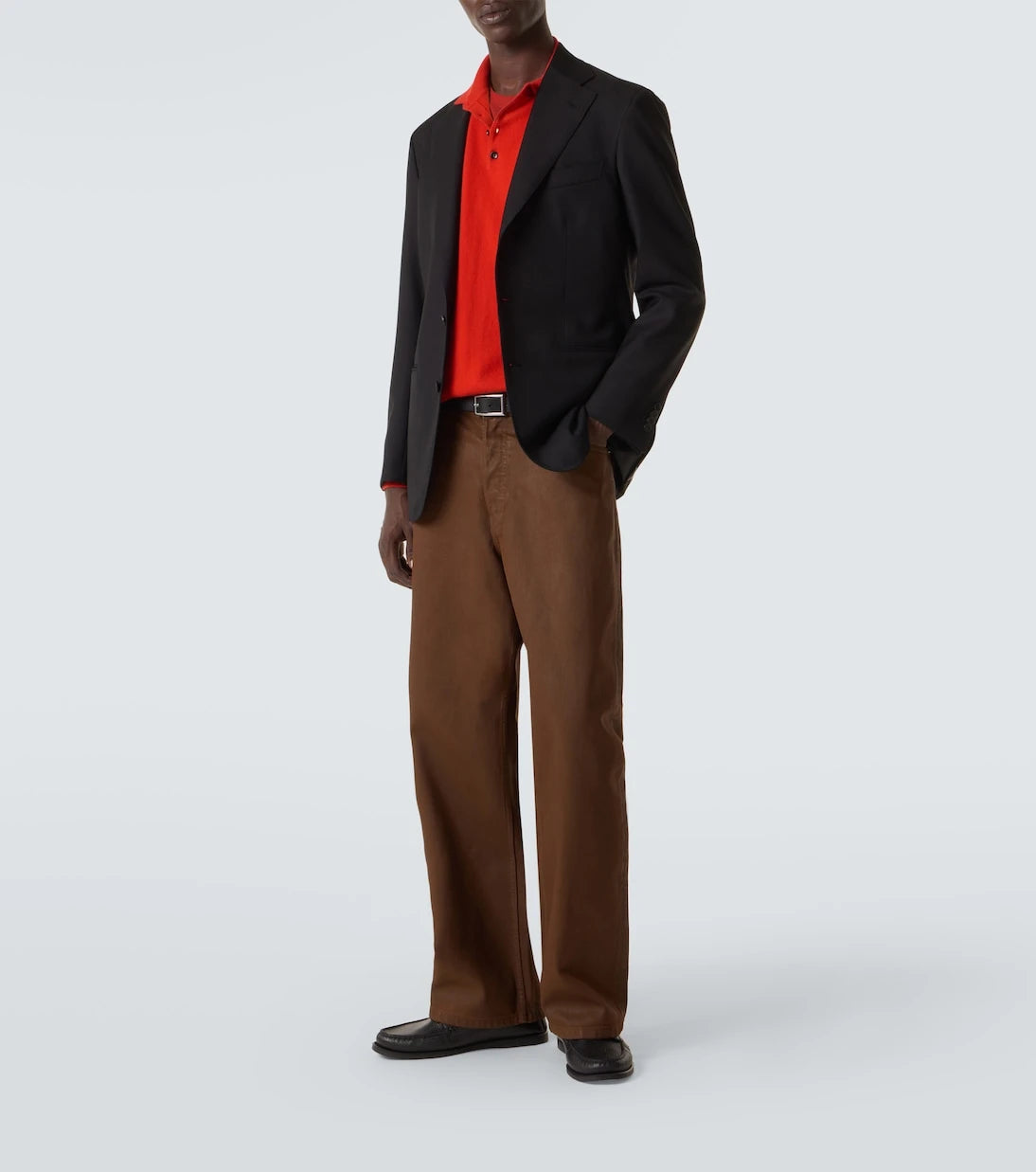 Allude - Cashmere polo sweater