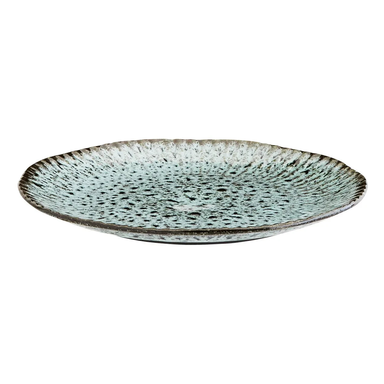 Madam Stoltz - Stoneware Plate | Indigo blue