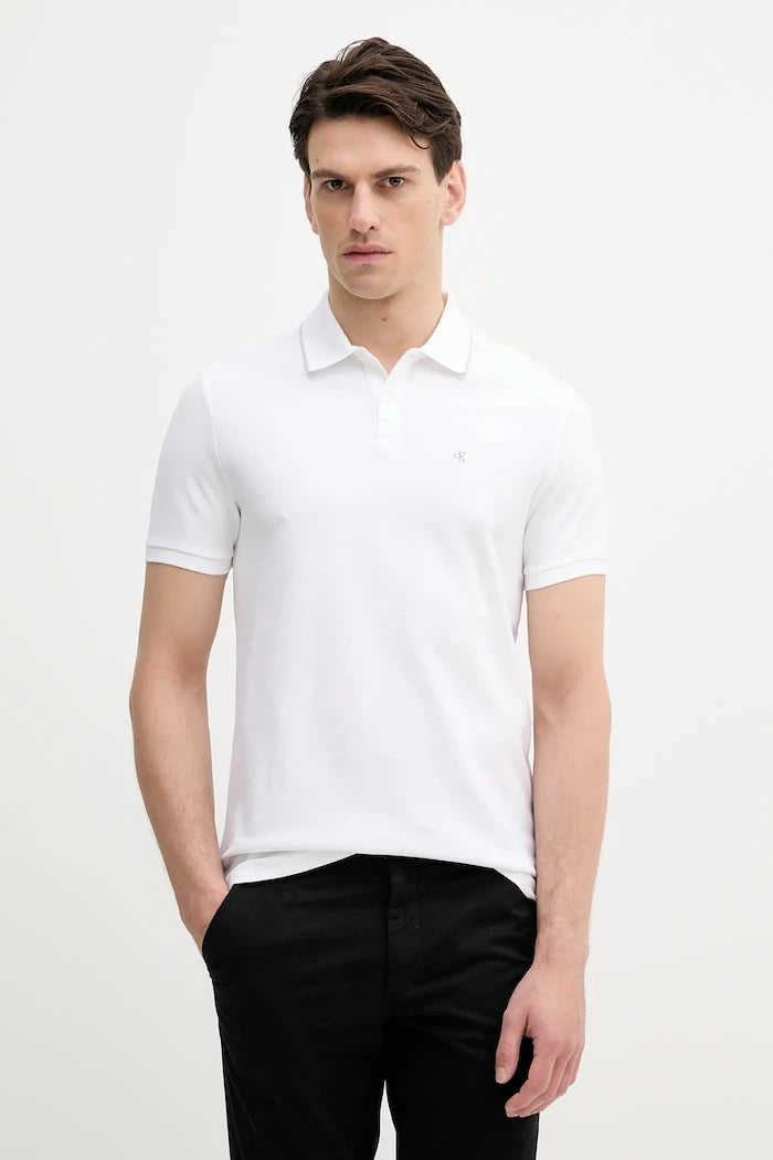 Calvin Klein erkek pamuklu yakalı tişört