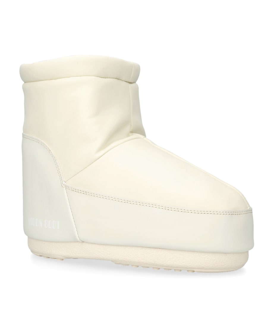 Moon Boot Ivory Icon Low Ankle Boots