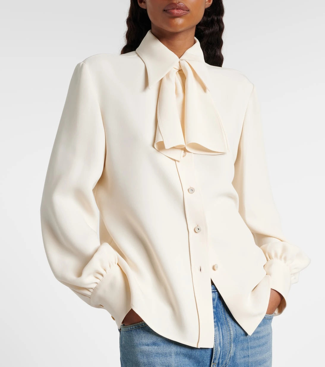 Valentino - Cady Couture silk blouse