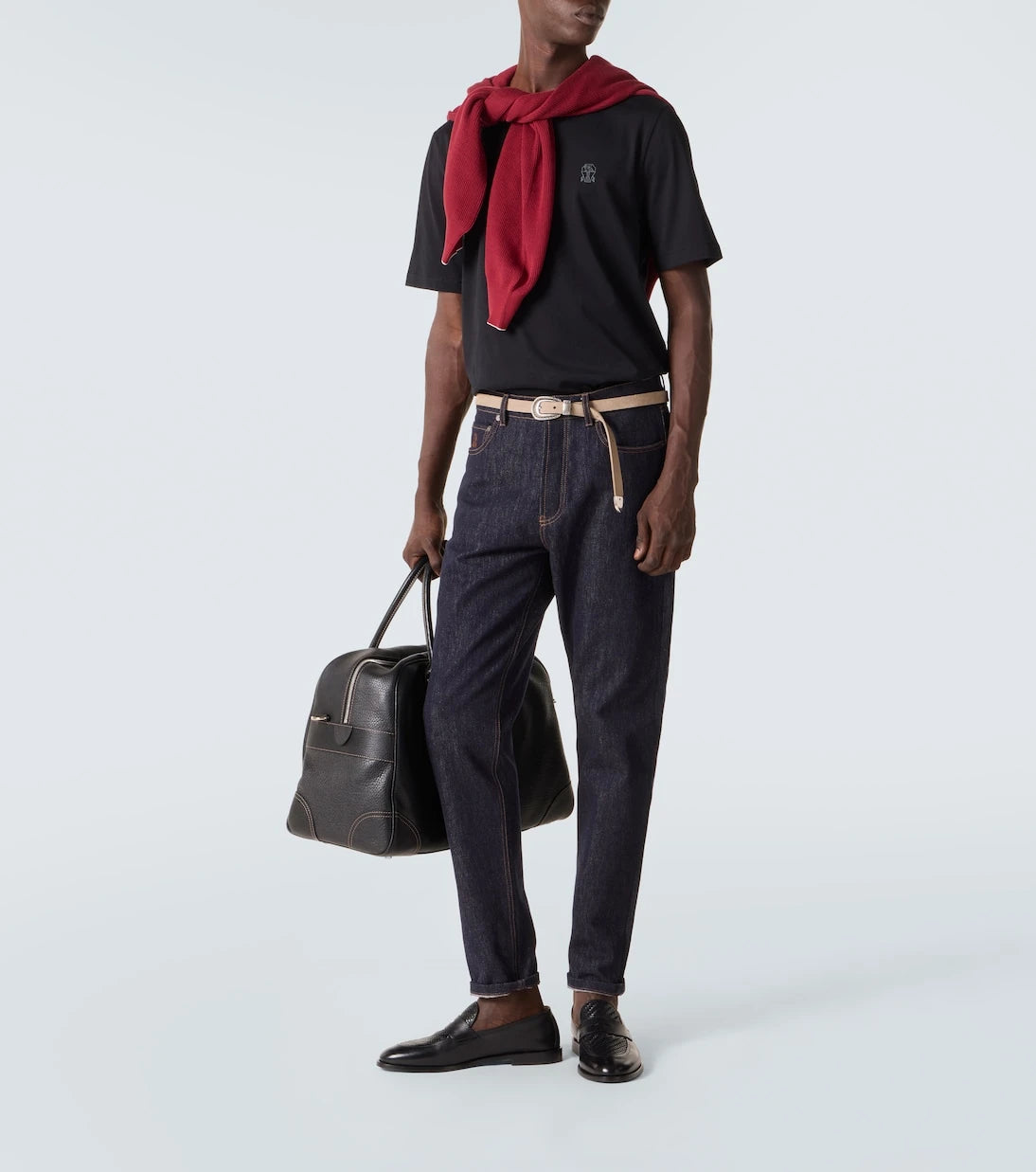 Brunello Cucinelli - Printed cotton jersey T-shirt