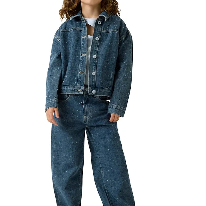 Guess дънки wide leg за деца