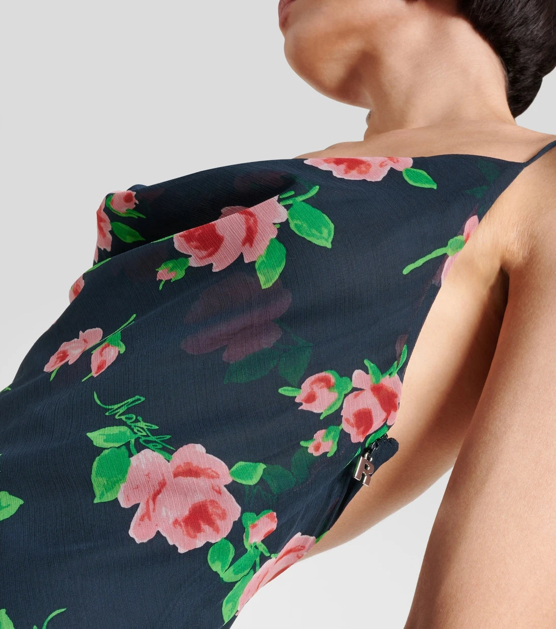 Rotate - Tazzy floral open-back slip dress