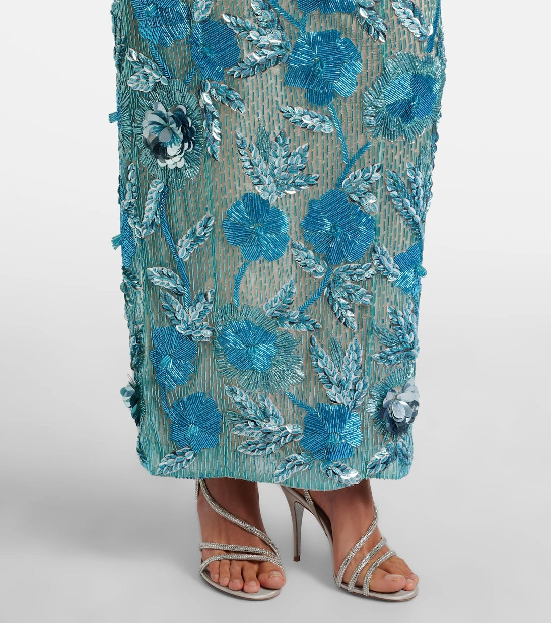 Rachel Gilbert - Pierre embellished bustier gown