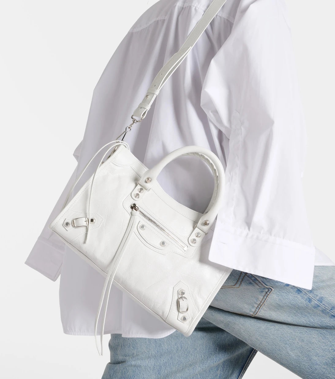 Balenciaga - Le City Small leather tote bag