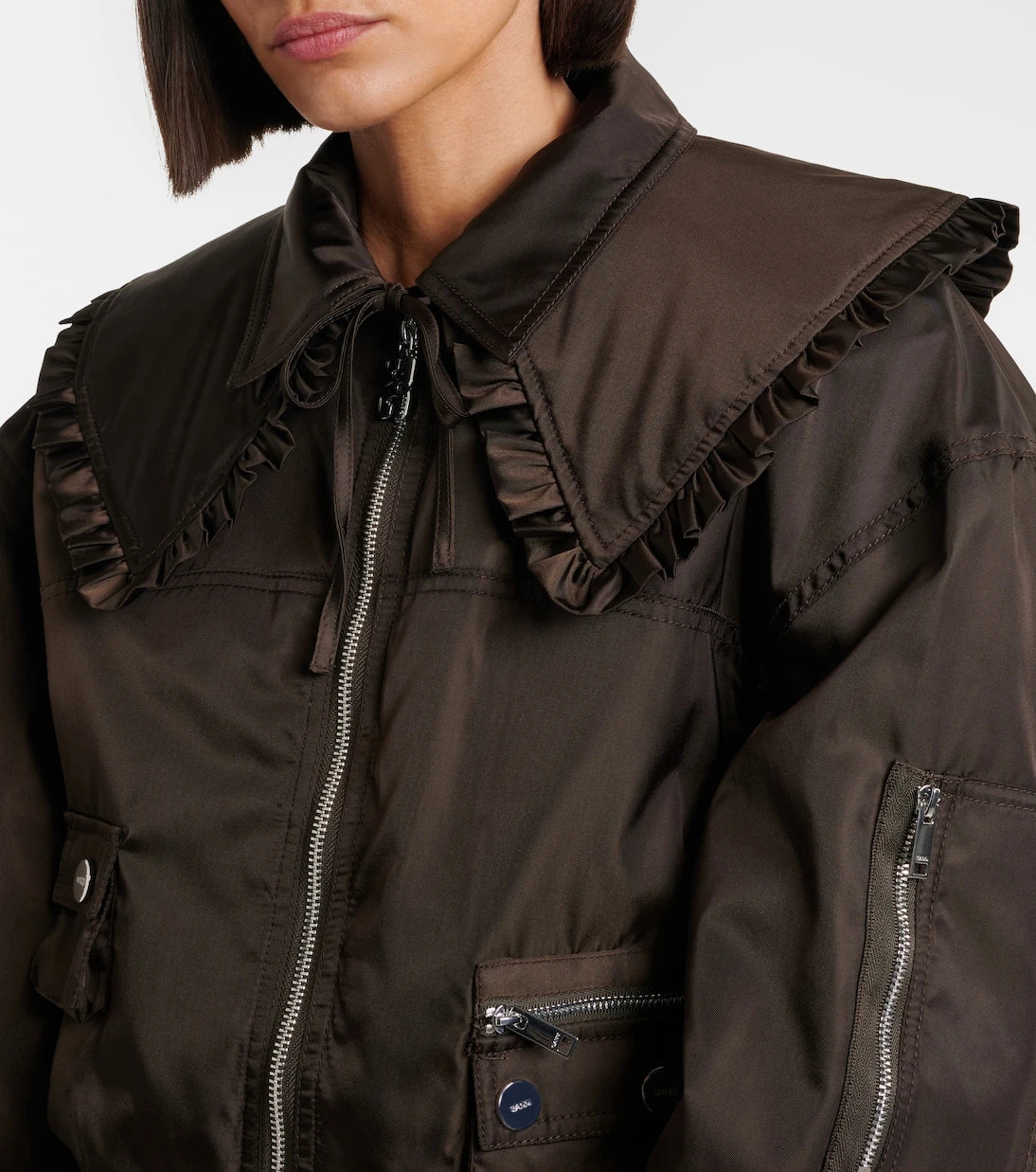 Ganni - Duchess bomber jacket