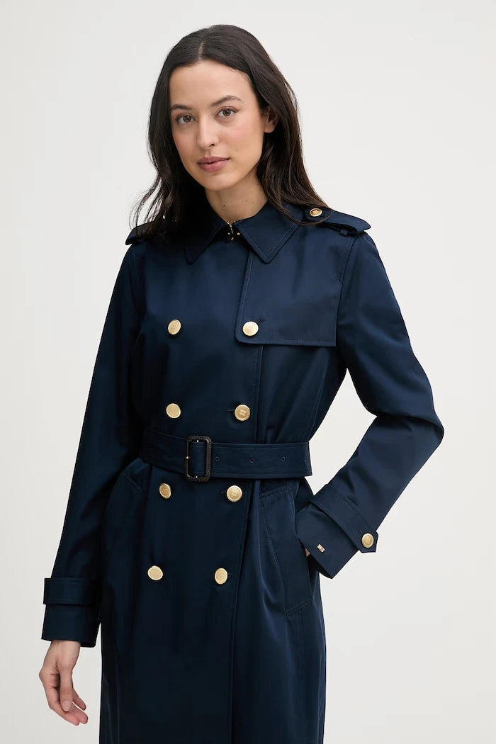 Tommy Hilfiger шлифер дамски от памук
