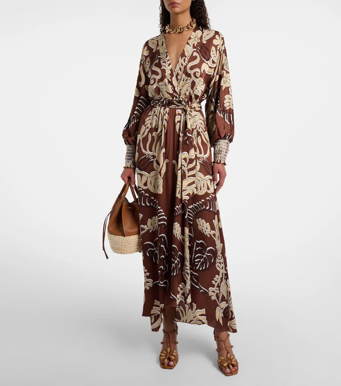 Poupette St Barth - Kristen printed maxi dress