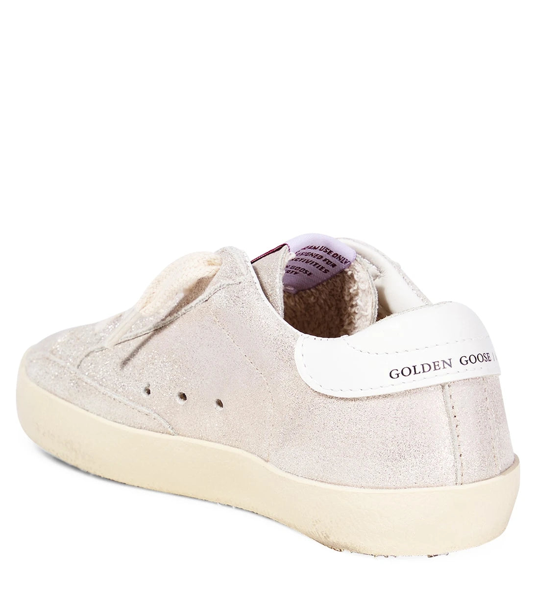 Golden Goose Kids - حذاء سنيكرز سوبر ستار من الشامواه للأطفال