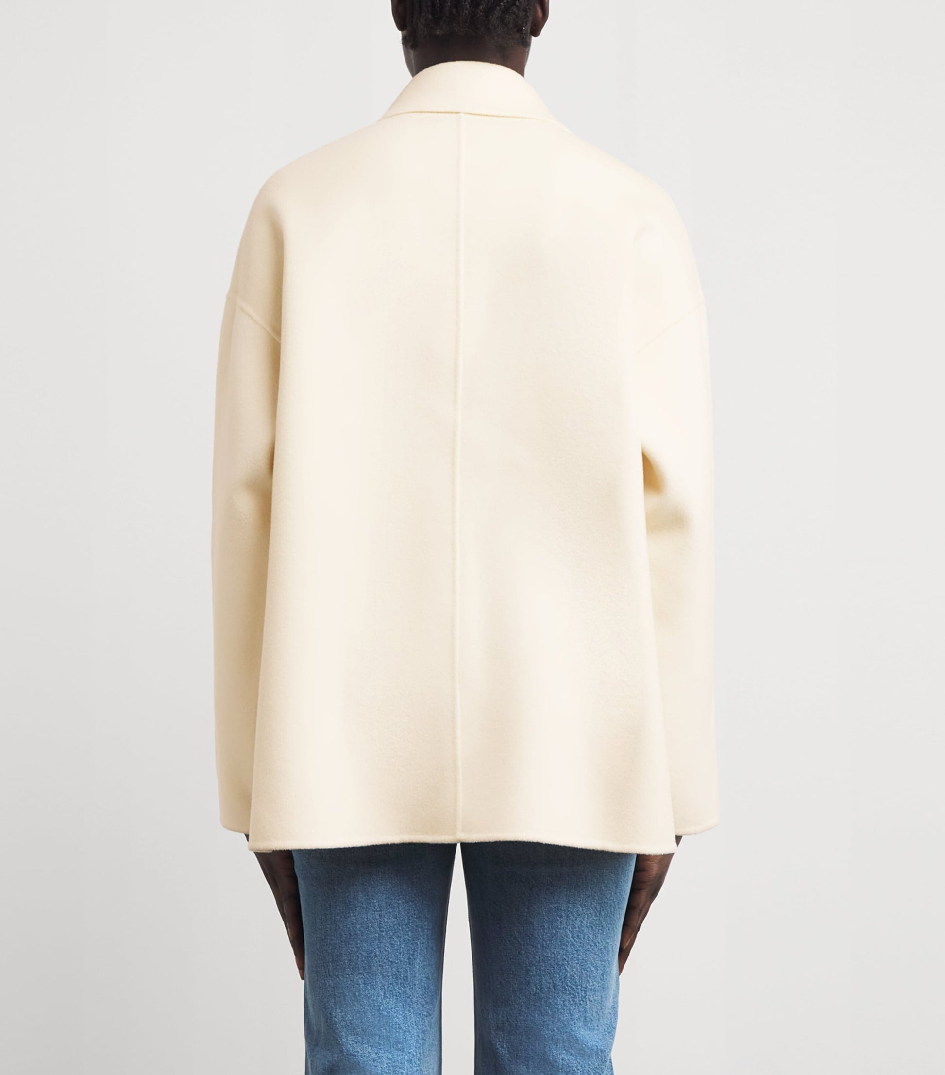 Ivory Wool-Cashmere Luca Jacket
