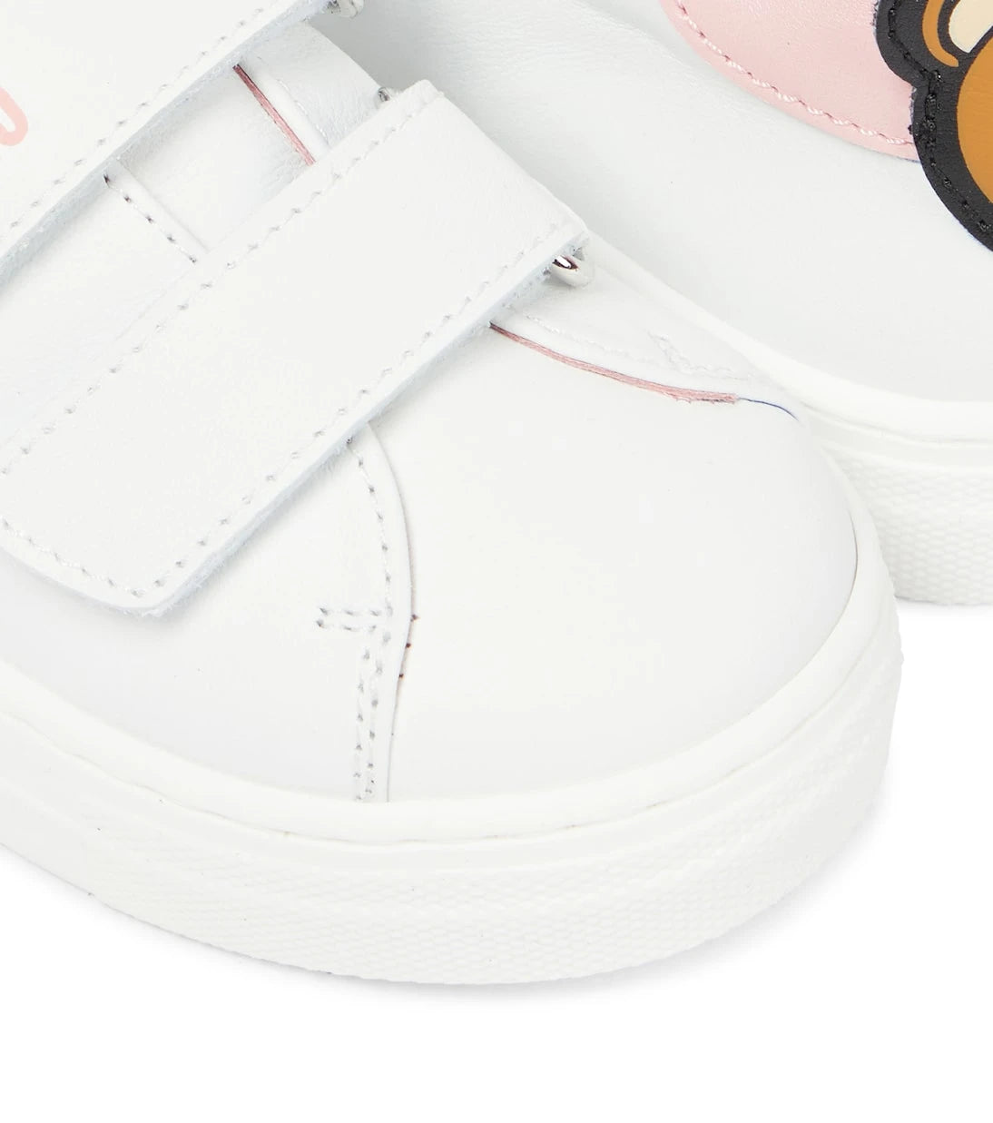 Moschino Kids - أحذية رياضية جلدية