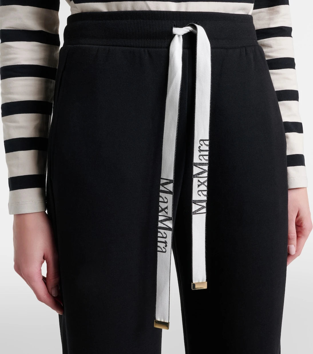 'S Max Mara - Bali cotton-blend wide-leg pants