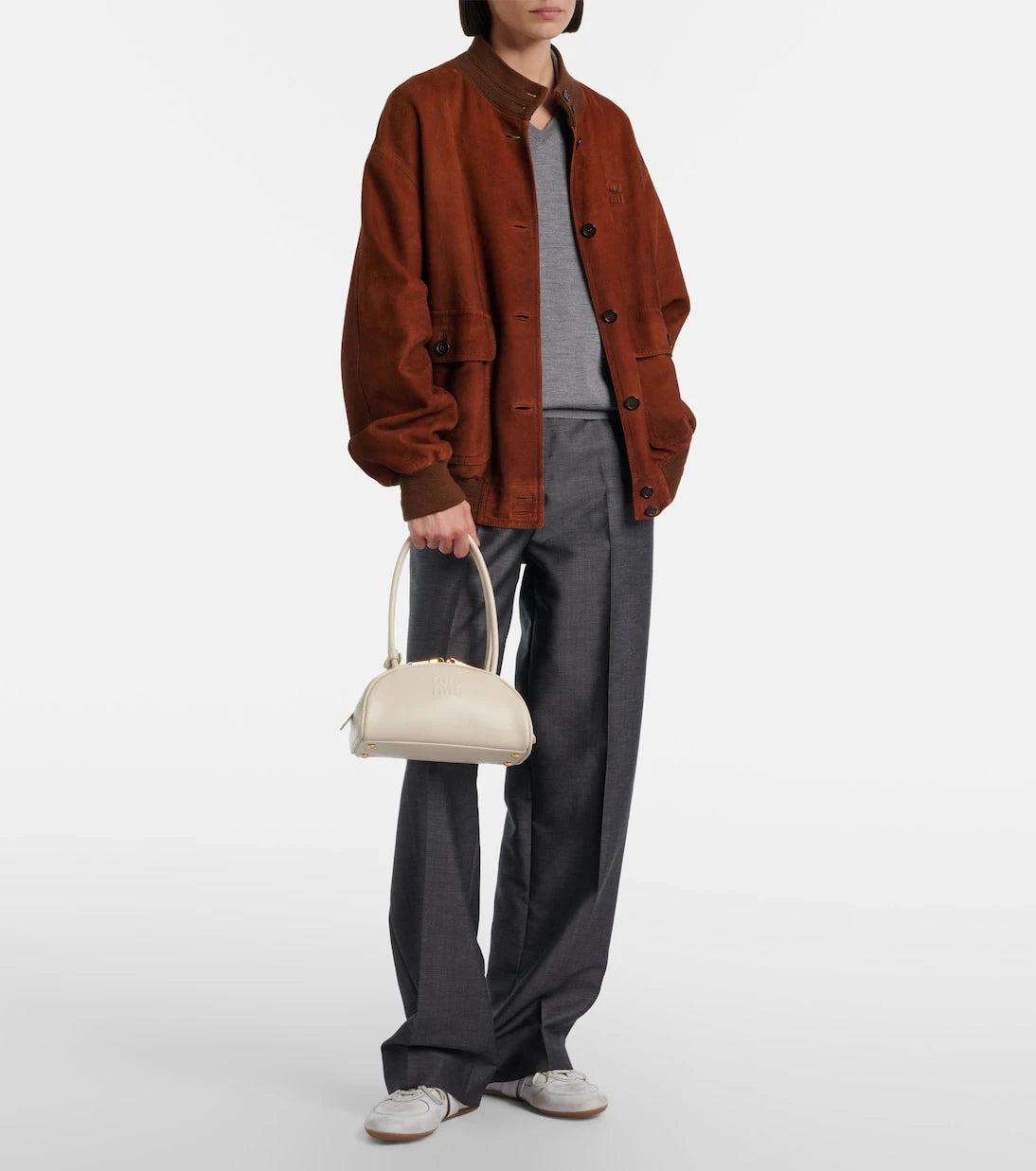 Miu Miu - Beau Small leather bowling bag