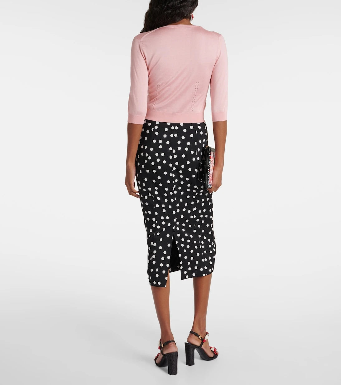Dolce&Gabbana - Capri pointelle silk sweater