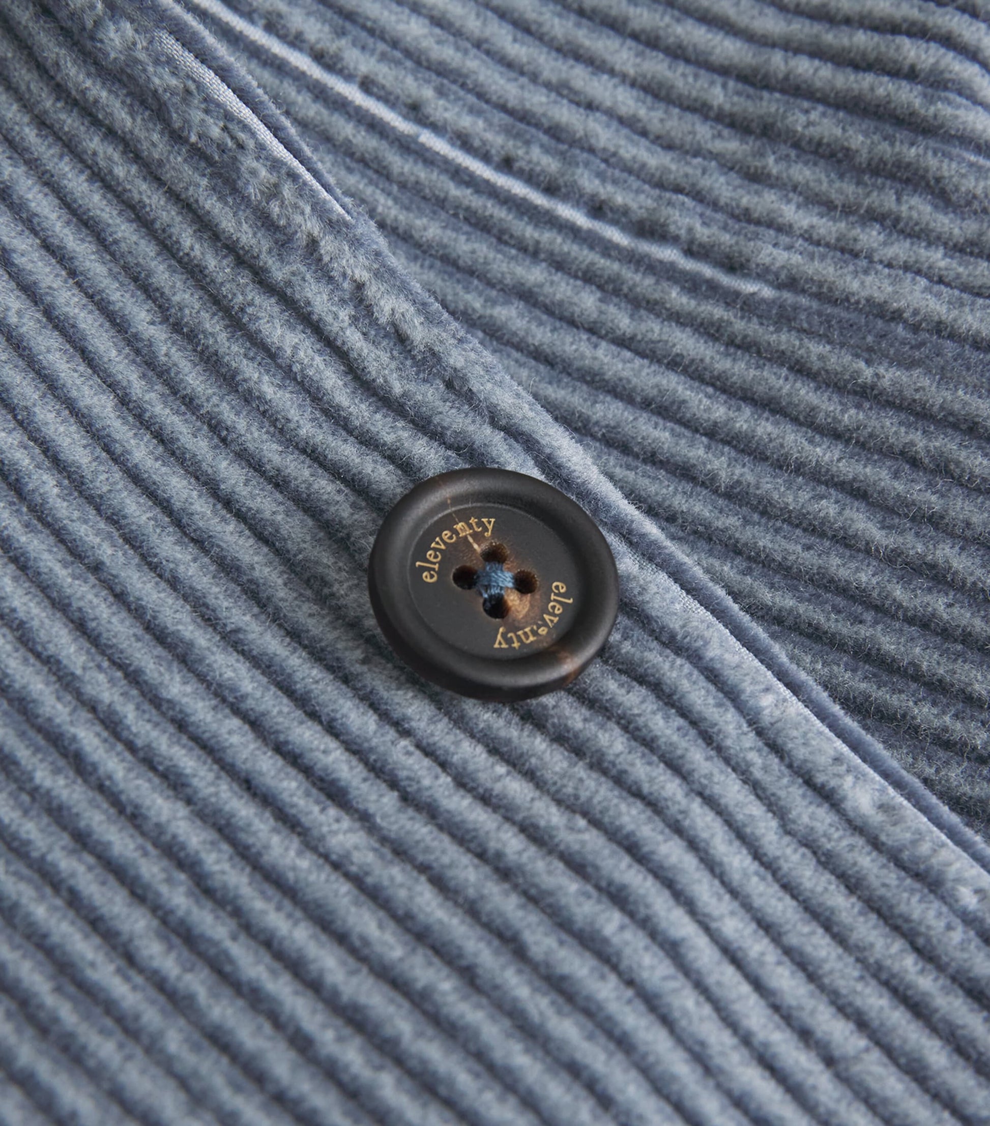 Eleventy Blue Cotton-Cashmere Corduroy Blazer