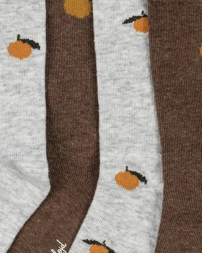 Konges Sløjd Çocuk Çorapları 2’li LEMON SOCKS (2 Çift)