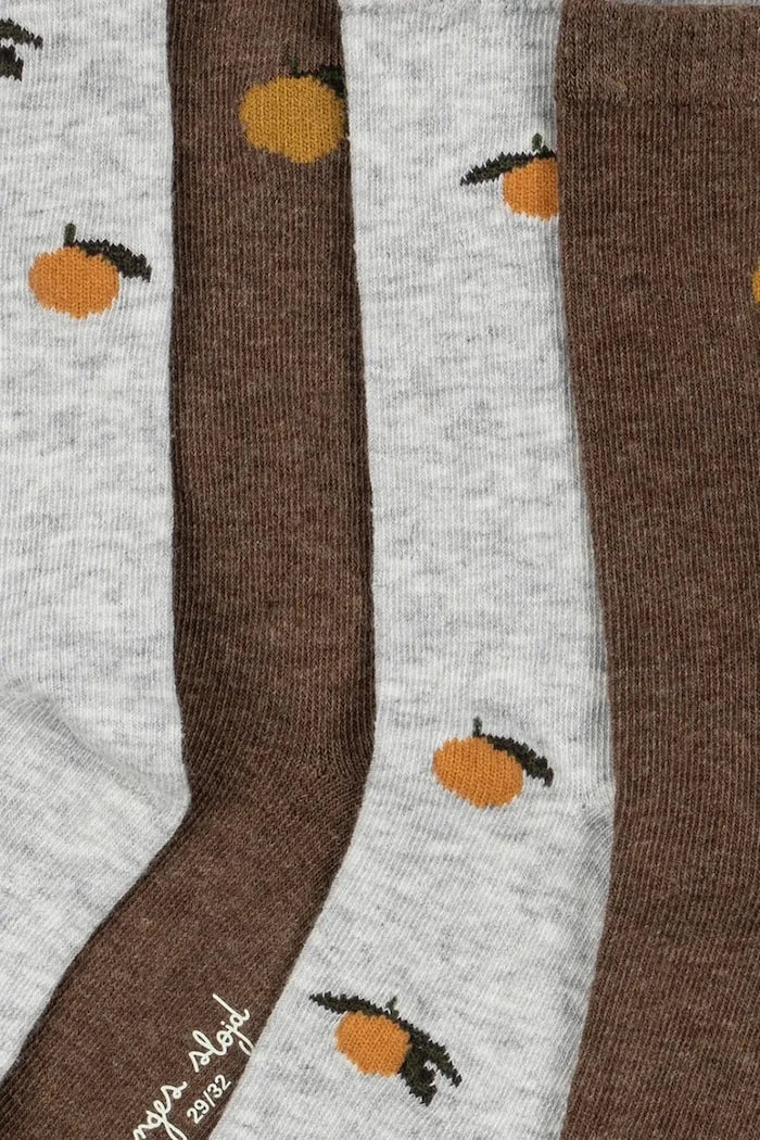 Детски чорапи Konges Sløjd 2 PACK LEMON SOCKS (2 чифта)