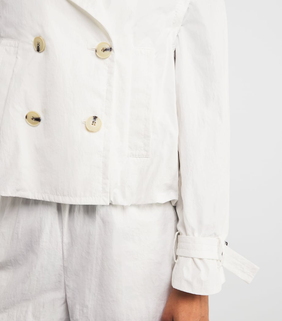 Nylon Hybrid Pea Coat