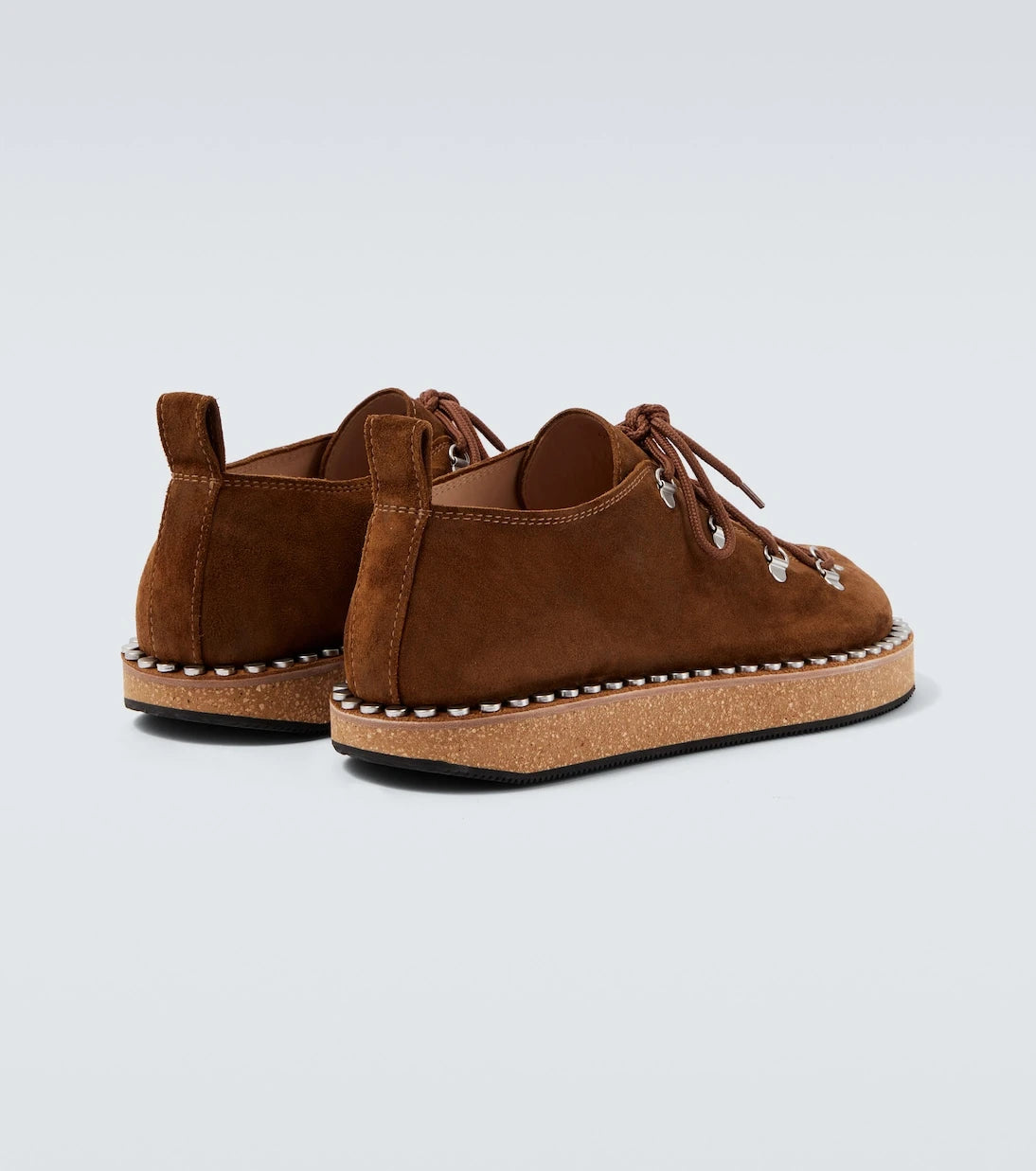 Loewe - Rivet studded suede shoes