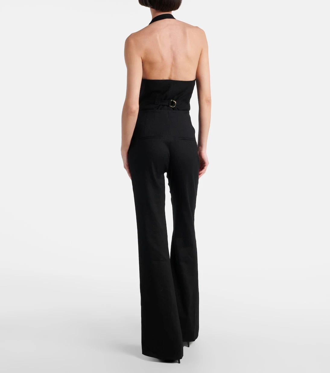 Veronica Beard - Komi high-rise linen-blend flared pants