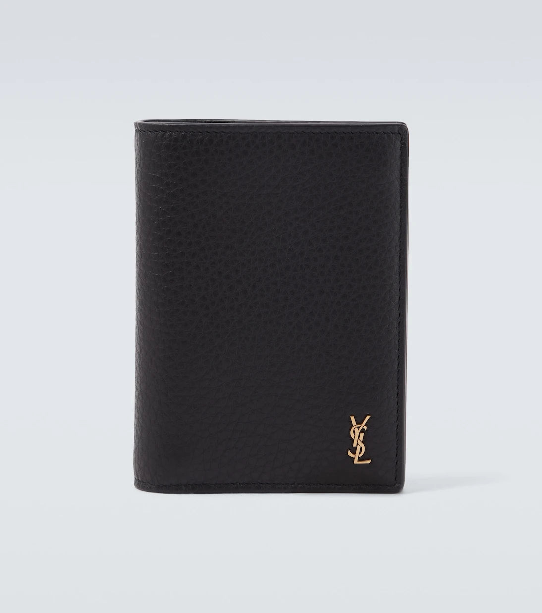 Saint Laurent - Tiny Cassandre leather bi-fold wallet