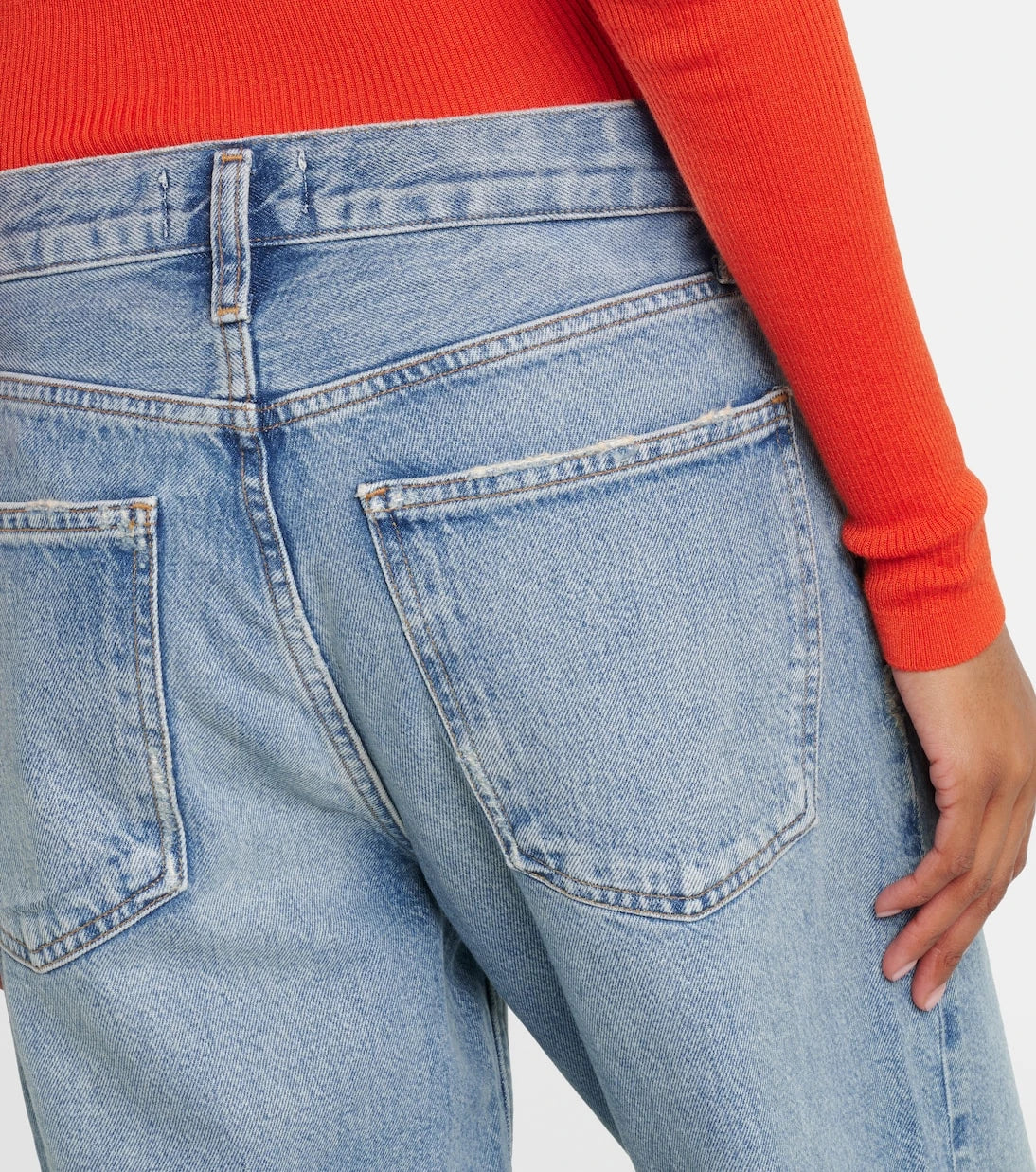 Agolde - Arc Criss Cross wide-leg jeans