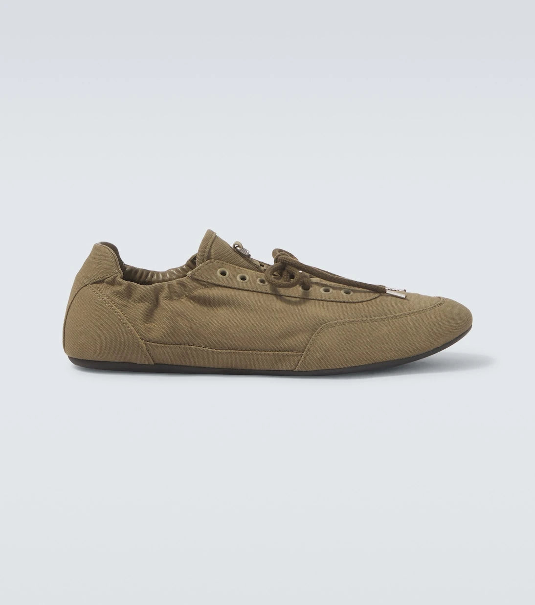 Prada - Collapse canvas sneakers