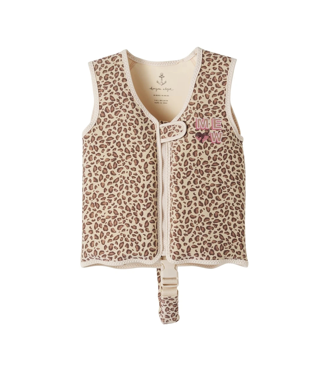 Konges Sløjd - Kitty leopard-print embellished swim vest