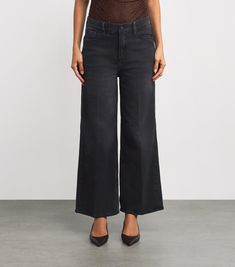 Good Skate Cropped Wide-Leg Jeans