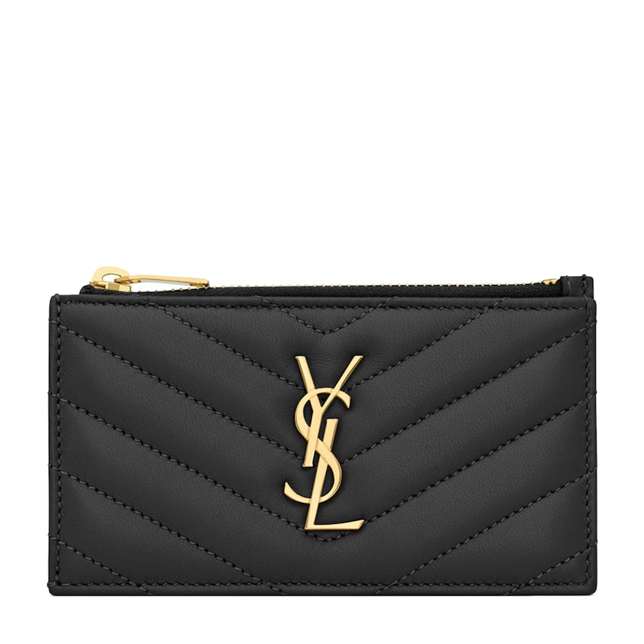 Saint Laurent Black Cassandre Matelassé Purse