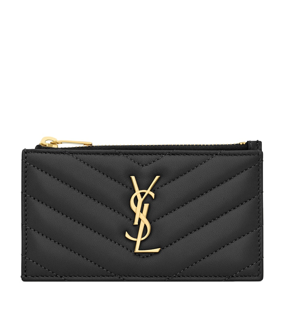 Saint Laurent Black Cassandre Matelassé Purse