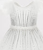 White Tulle Embellished Dress (2-12 Years)