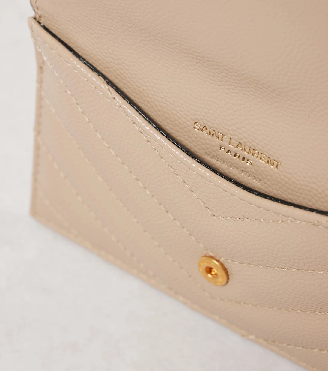 Saint Laurent - Cassandre leather wallet