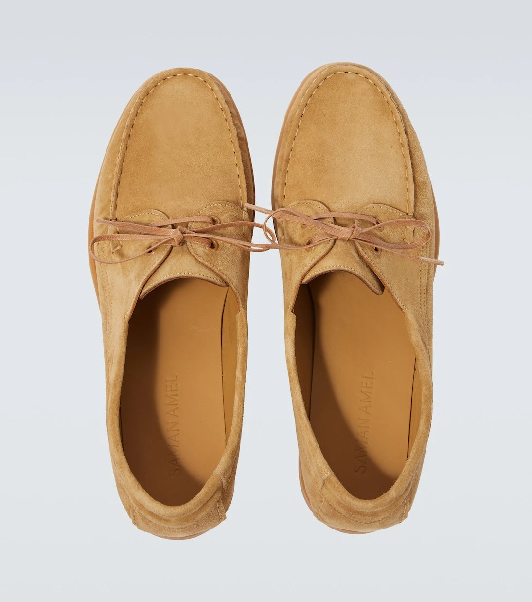 Saman Amel - City Moc suede boat shoes