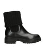 Gianvito Rossi Black Leather Tenney Chelsea Boots