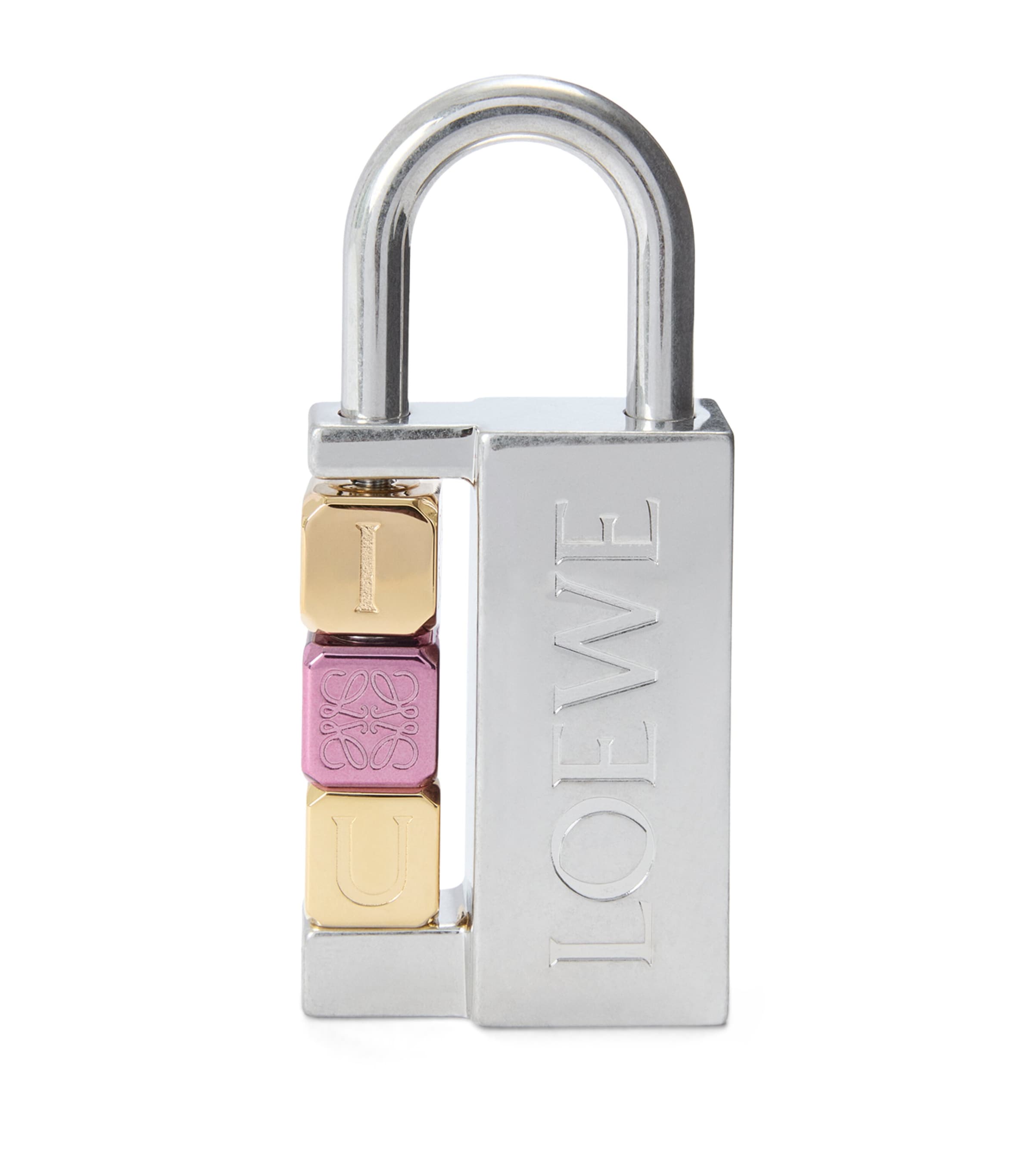 Silver Padlock Charm