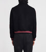 AMIRI Black Wool-Blend Bones Varsity Jacket