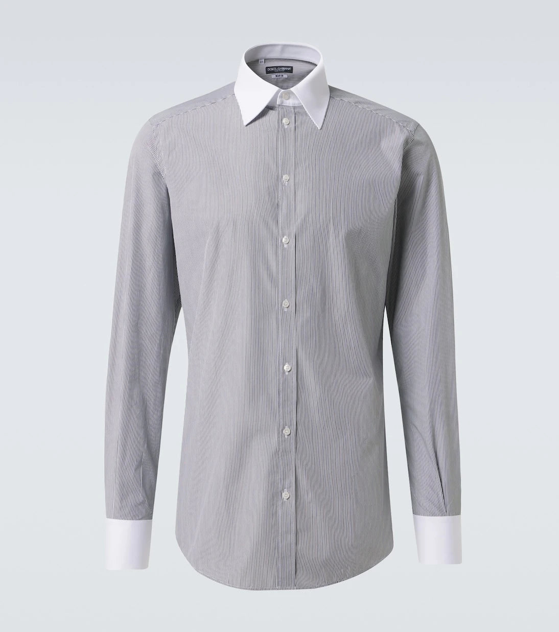 Dolce&Gabbana - Striped cotton poplin shirt