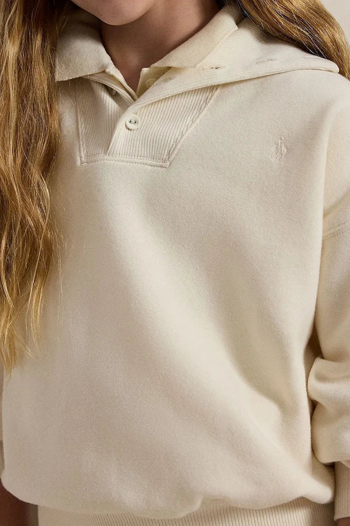 Çocuklar için pamuklu Polo Ralph Lauren sweatshirt