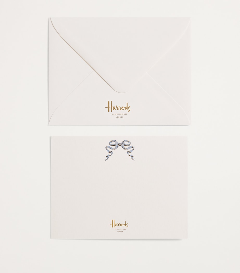 Blue Bow Cards (Pack of 10)