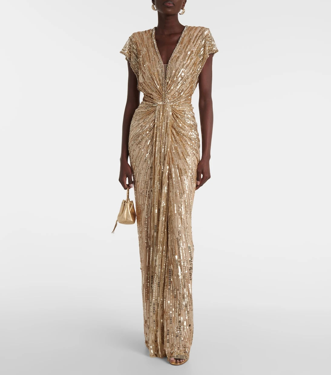 Jenny Packham - فستان زولا التول المزيّن بالترتر