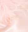 Gilda & Pearl Pink Silk-Ostrich Feather Slip Dress