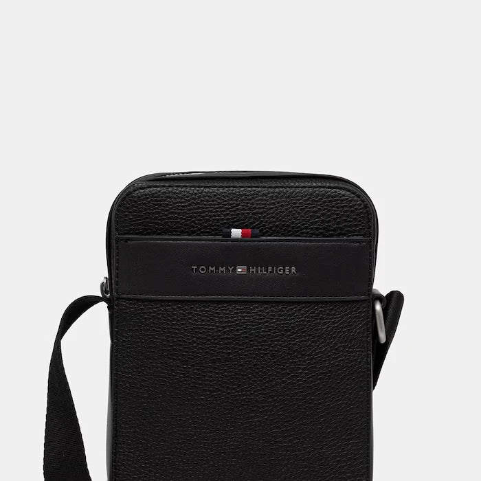 Tommy Hilfiger erkek suni deri omuz çantası